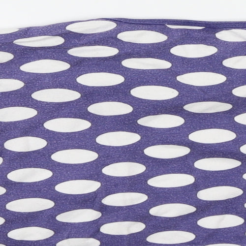 Eddie & Ella  Girls Purple Polka Dot  Basic T-Shirt Size 18-24 Months