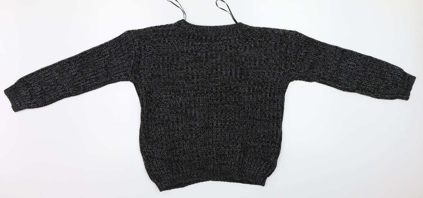 Lee Cooper  Womens Black   Pullover Jumper Size 10