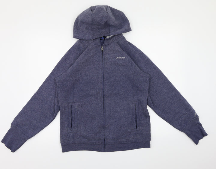 LA Gear  Womens Blue   Full Zip Jumper Size 10