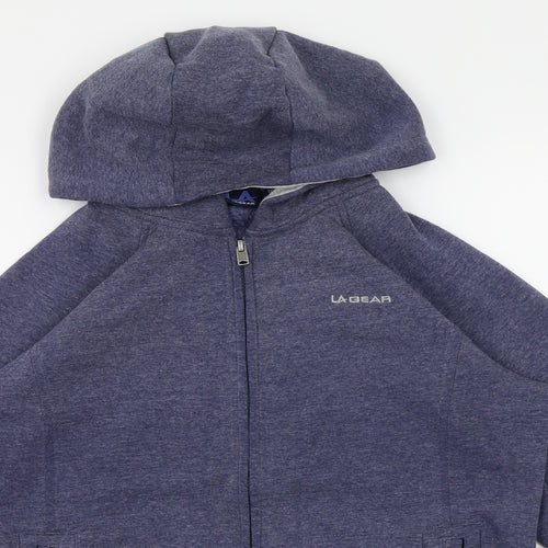 LA Gear  Womens Blue   Full Zip Jumper Size 10