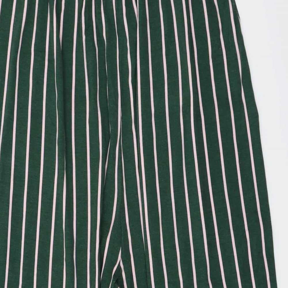 ASOS  Womens Green Striped  Jumpsuit One-Piece Size 12