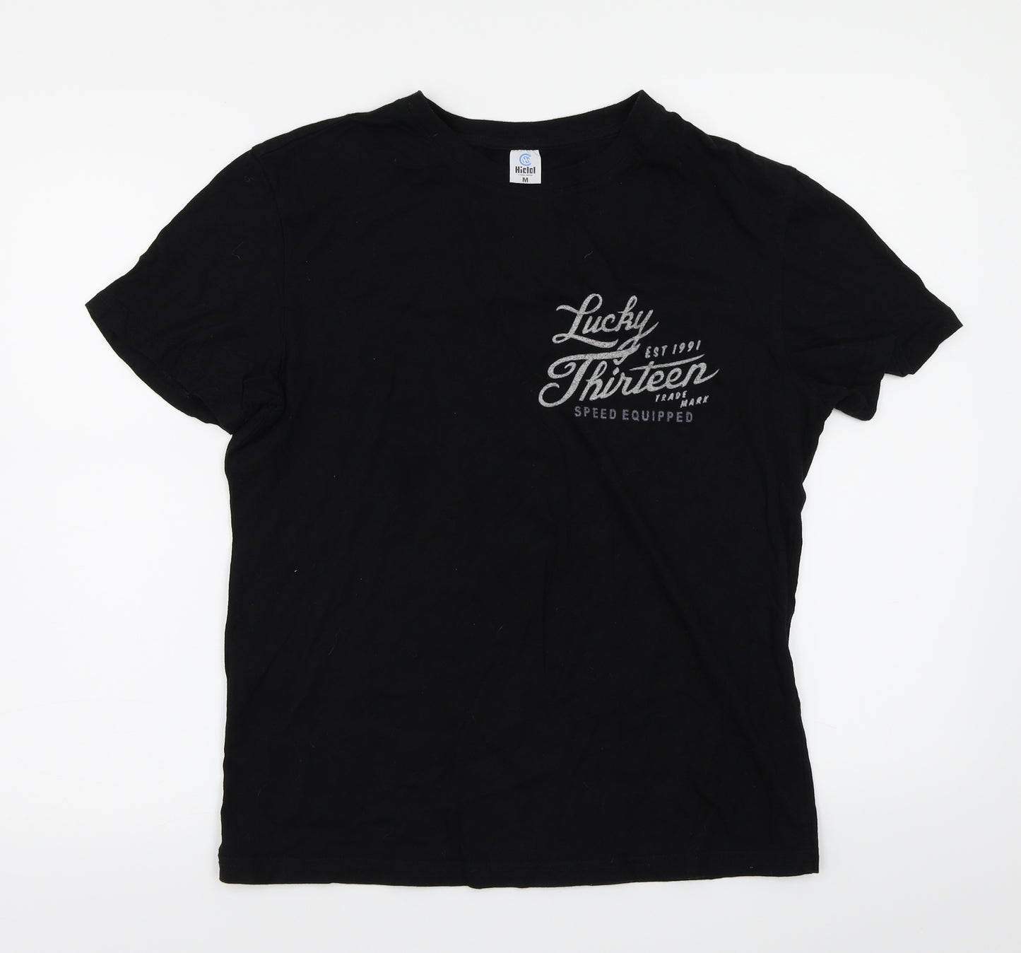 hiclol Womens Black   Basic T-Shirt Size M