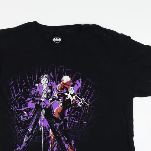 Batman  Mens Black    T-Shirt Size L
