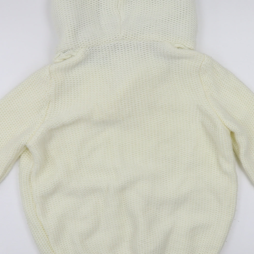 Leif Nelson  Womens Ivory   Henley Jumper Size S