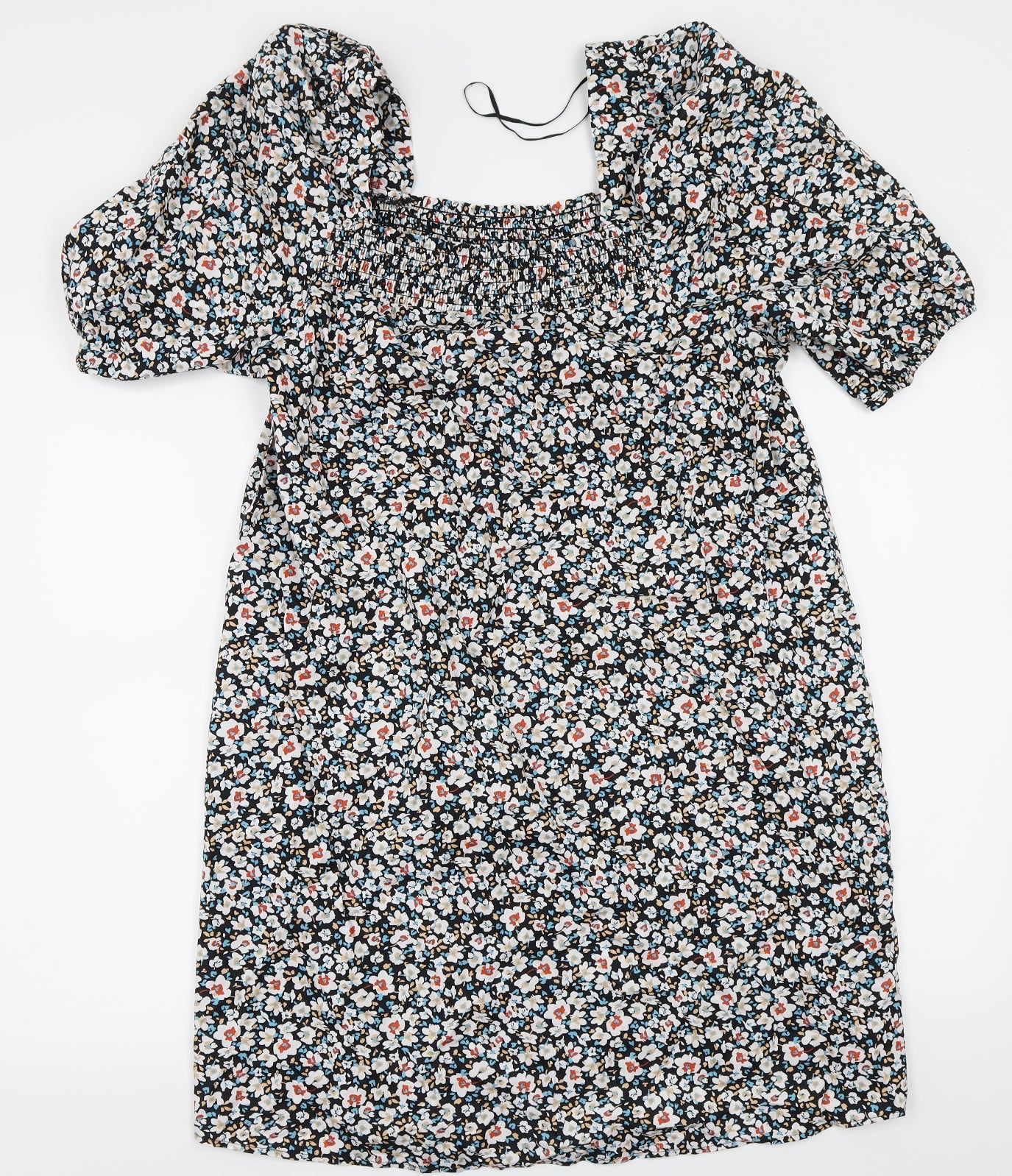 Papaya  Womens Black Floral  A-Line  Size 12