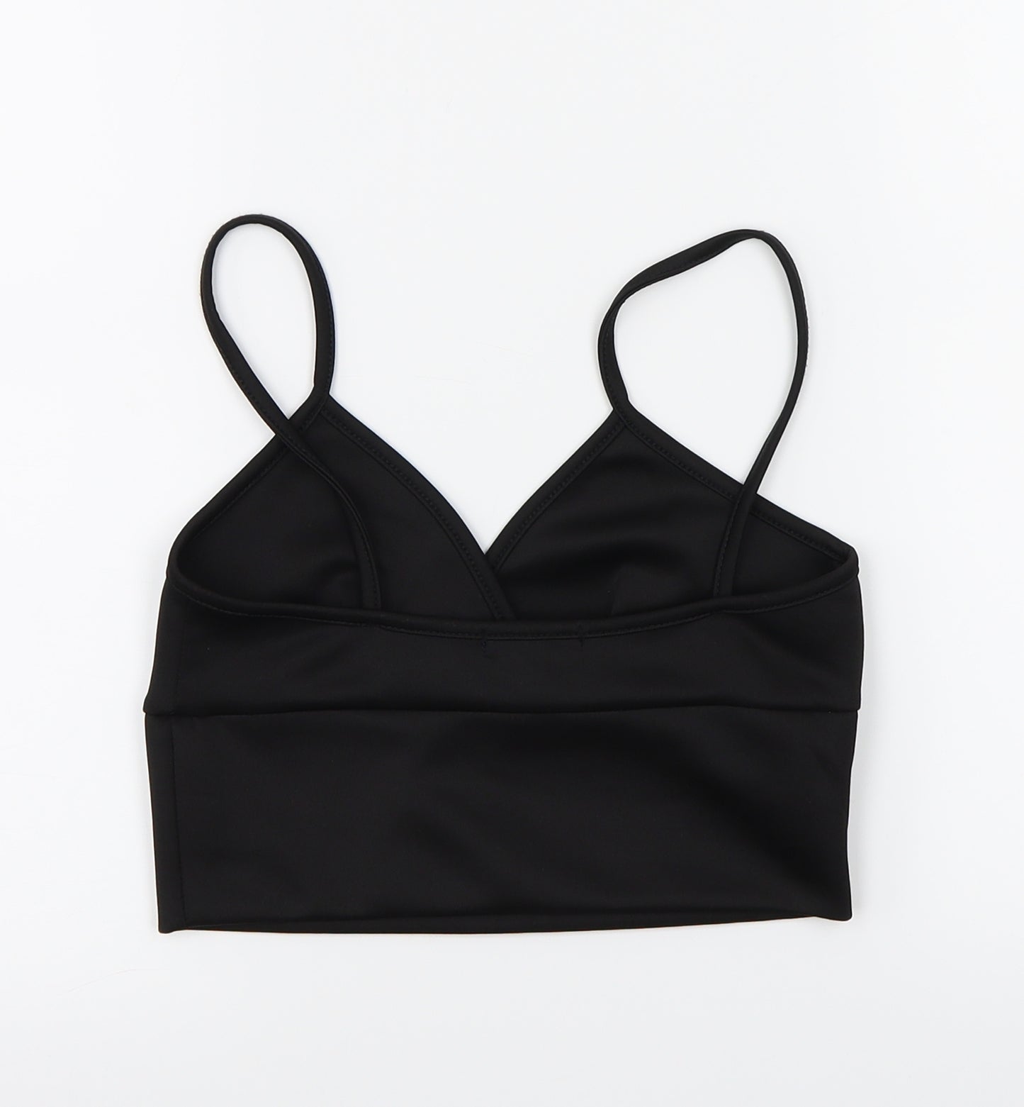 Boohoo  Womens Black   Cropped T-Shirt Size 10