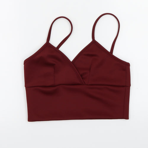 Boohoo  Womens Red   Basic T-Shirt Size 10