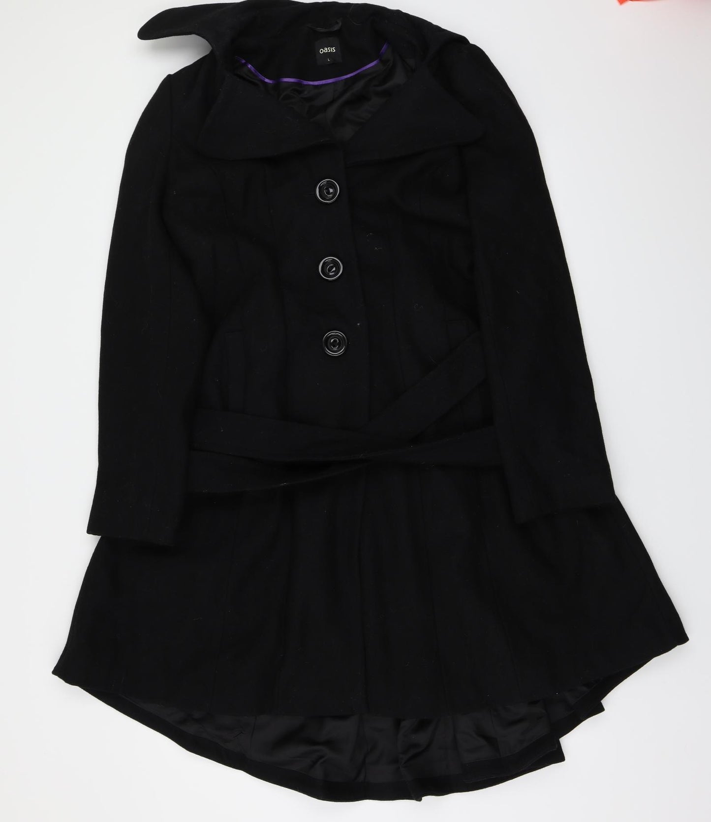 Oasis  Womens Black   Jacket Coat Size L