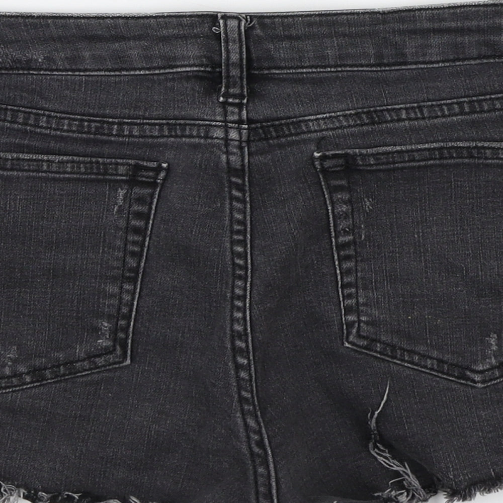 Topshop  Womens Grey   Cut-Off Shorts Size 14
