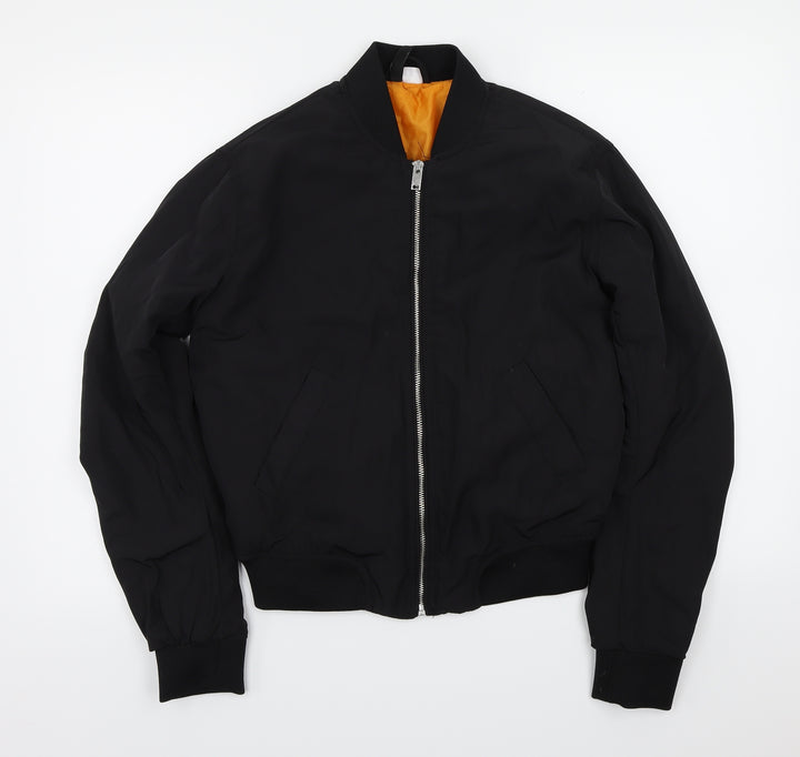H&M Womens Black Jacket Coat Size XS