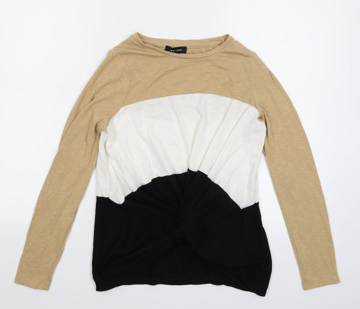 New Look Womens Multicoloured  Knit Pullover Jumper Size S