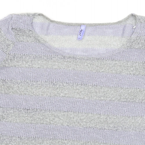 NEXT Womens Purple  Knit Pullover Jumper Size 16