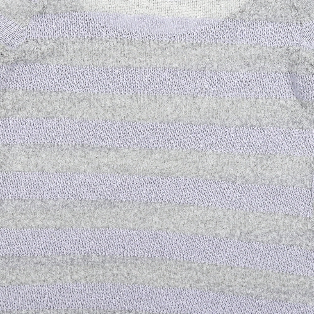 NEXT Womens Purple  Knit Pullover Jumper Size 16
