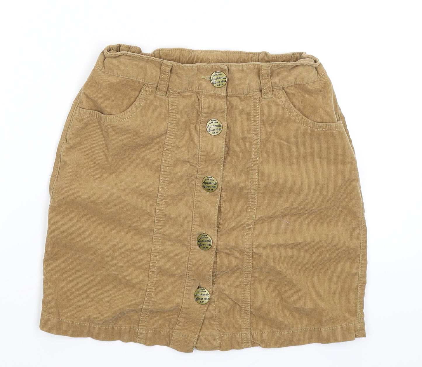 NEXT Girls Beige   Mini Skirt Size 12 Years