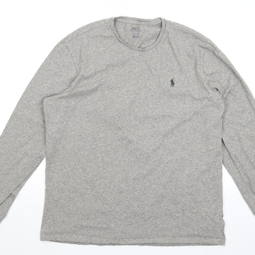 Polo Ralph Lauren Mens Grey    T-Shirt Size L
