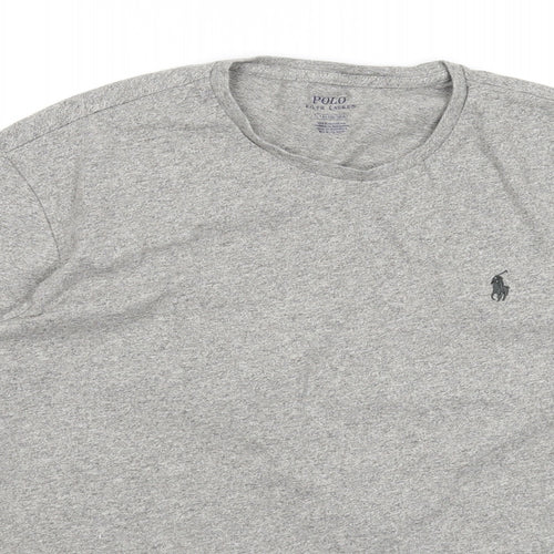 Polo Ralph Lauren Mens Grey    T-Shirt Size L
