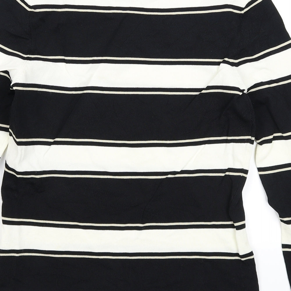 Principles Womens Multicoloured Striped Knit Pullover Jumper Size 6