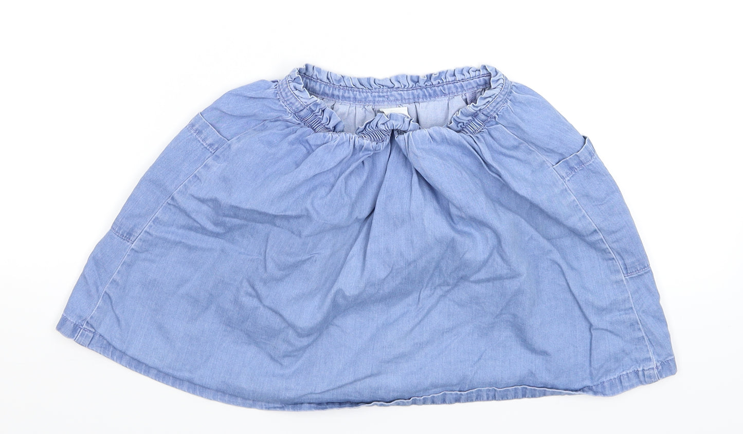 NEXT Girls Blue  Denim A-Line Skirt Size 5 Years
