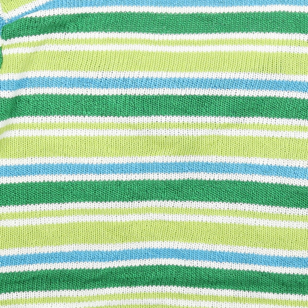 Per Una Womens Multicoloured Striped Knit Pullover Jumper Size 18