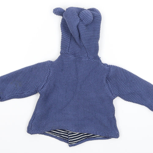 Marks and Spencer Baby Blue  Knit Jacket Coatigan Size 3-6 Months