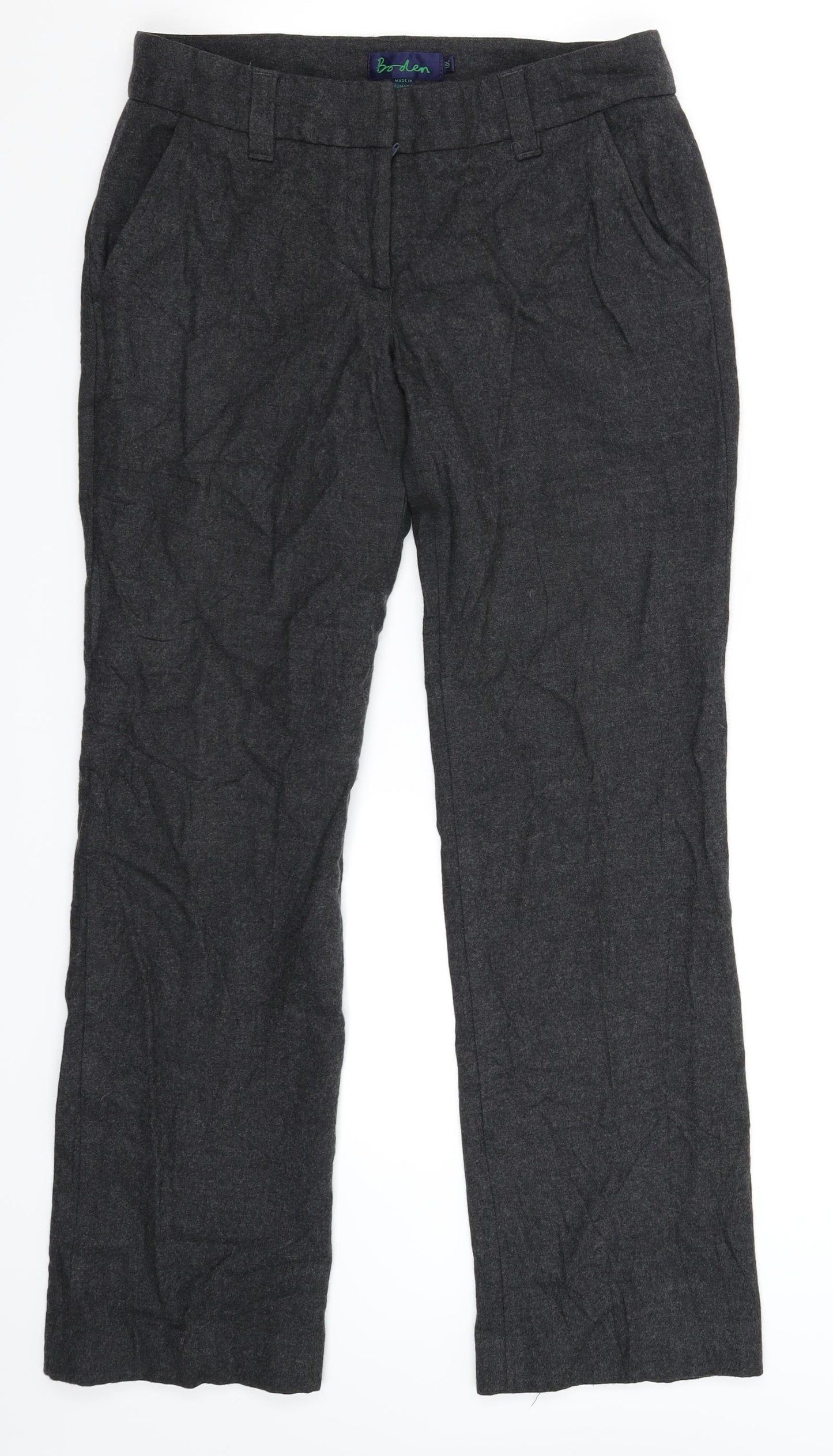 Boden Womens Grey   Trousers  Size 10 L30 in