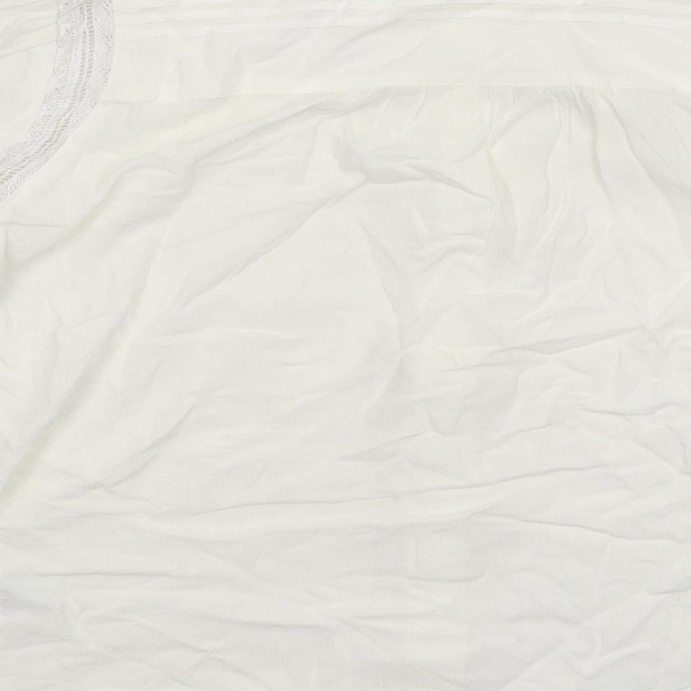 Per Una Womens White   Basic Button-Up Size 16