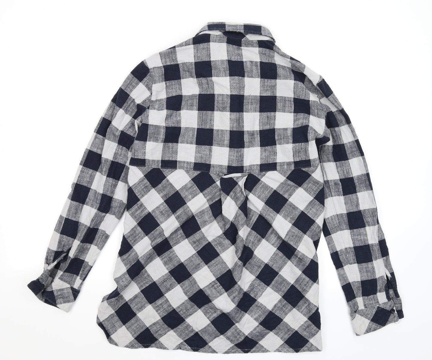 NEXT Womens Multicoloured Check  Basic Button-Up Size 14
