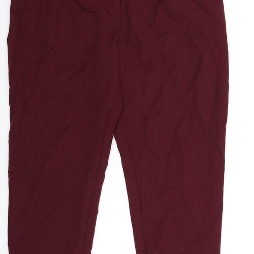 Oasis Womens Brown   Trousers  Size 14 L27 in
