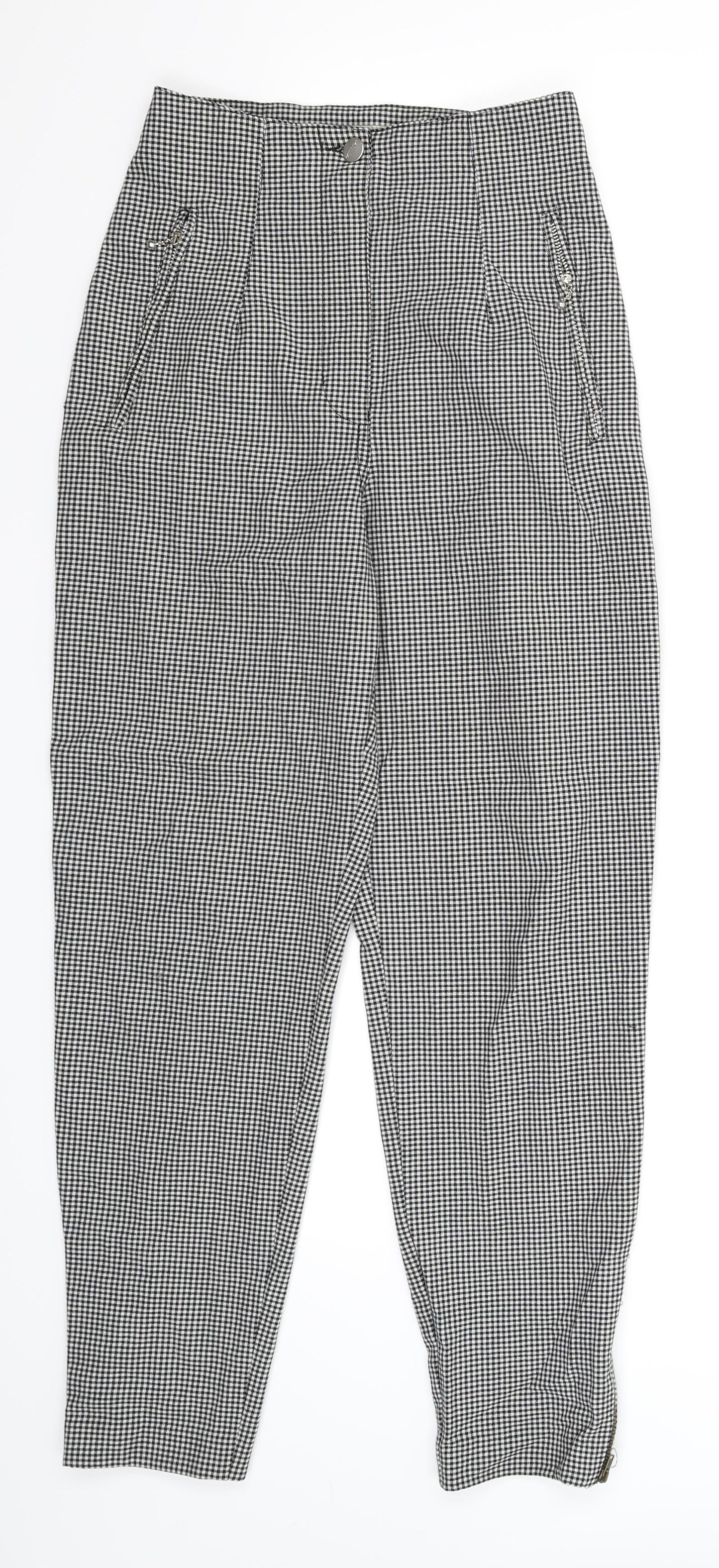 Vanilia Womens Multicoloured Houndstooth  Trousers  Size 22 in L28 in