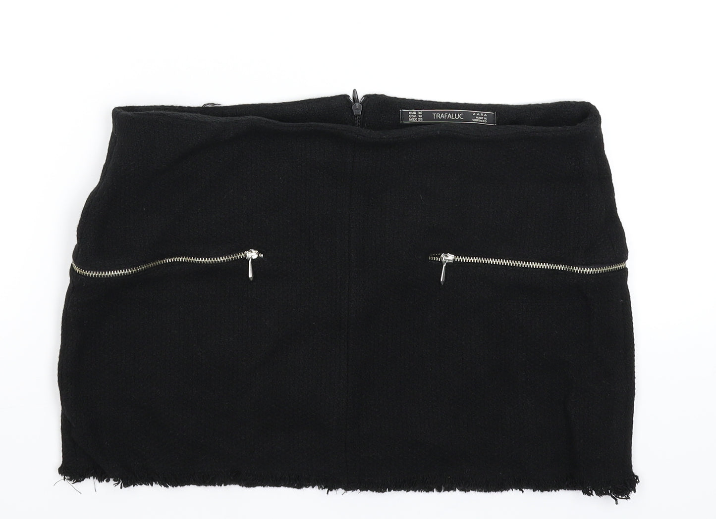 Zara Womens Black   Mini Skirt Size M