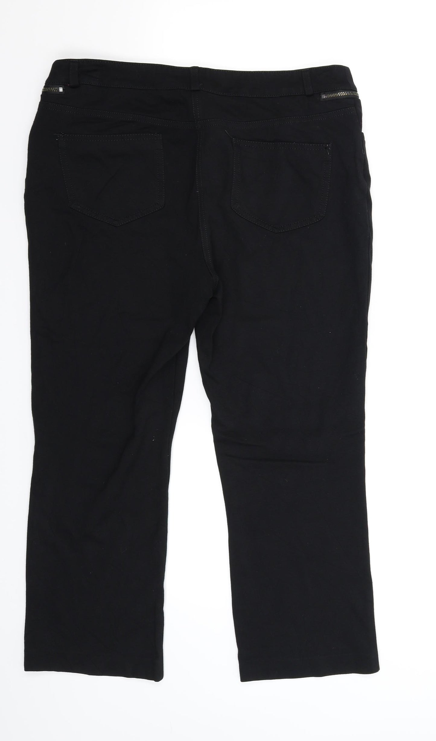 Wallis Womens Black   Trousers  Size 14 L23 in