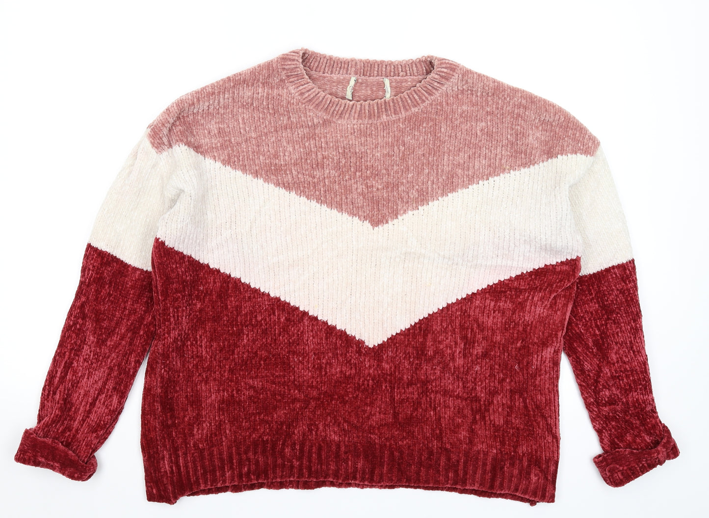 Matalan Womens Multicoloured  Knit Pullover Jumper Size L