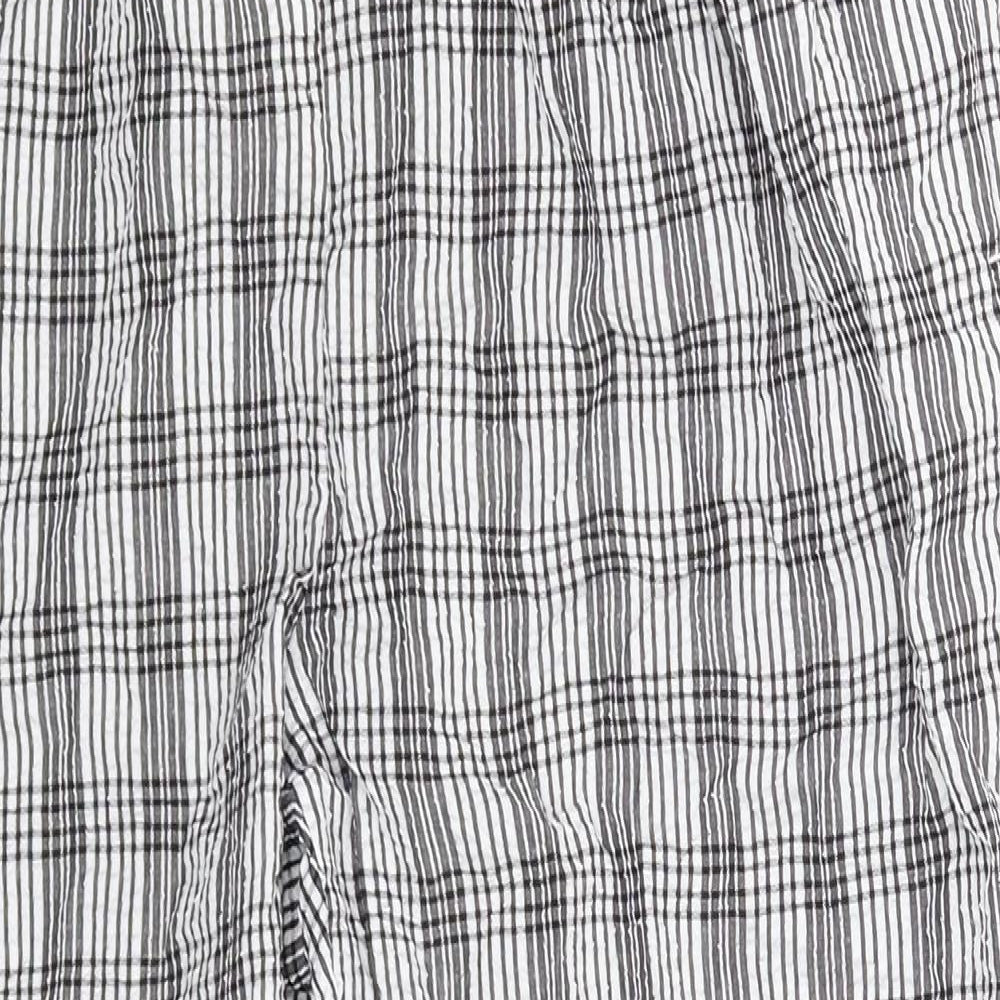 Topshop Womens Multicoloured Geometric  Trousers  Size 10 L25 in