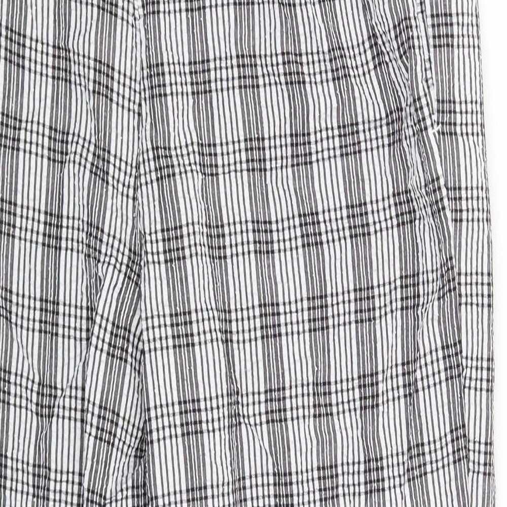 Topshop Womens Multicoloured Geometric  Trousers  Size 10 L25 in