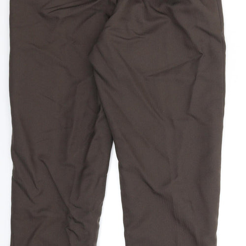 Preworn Womens Grey   Dress Pants Trousers Size 12 L27 in