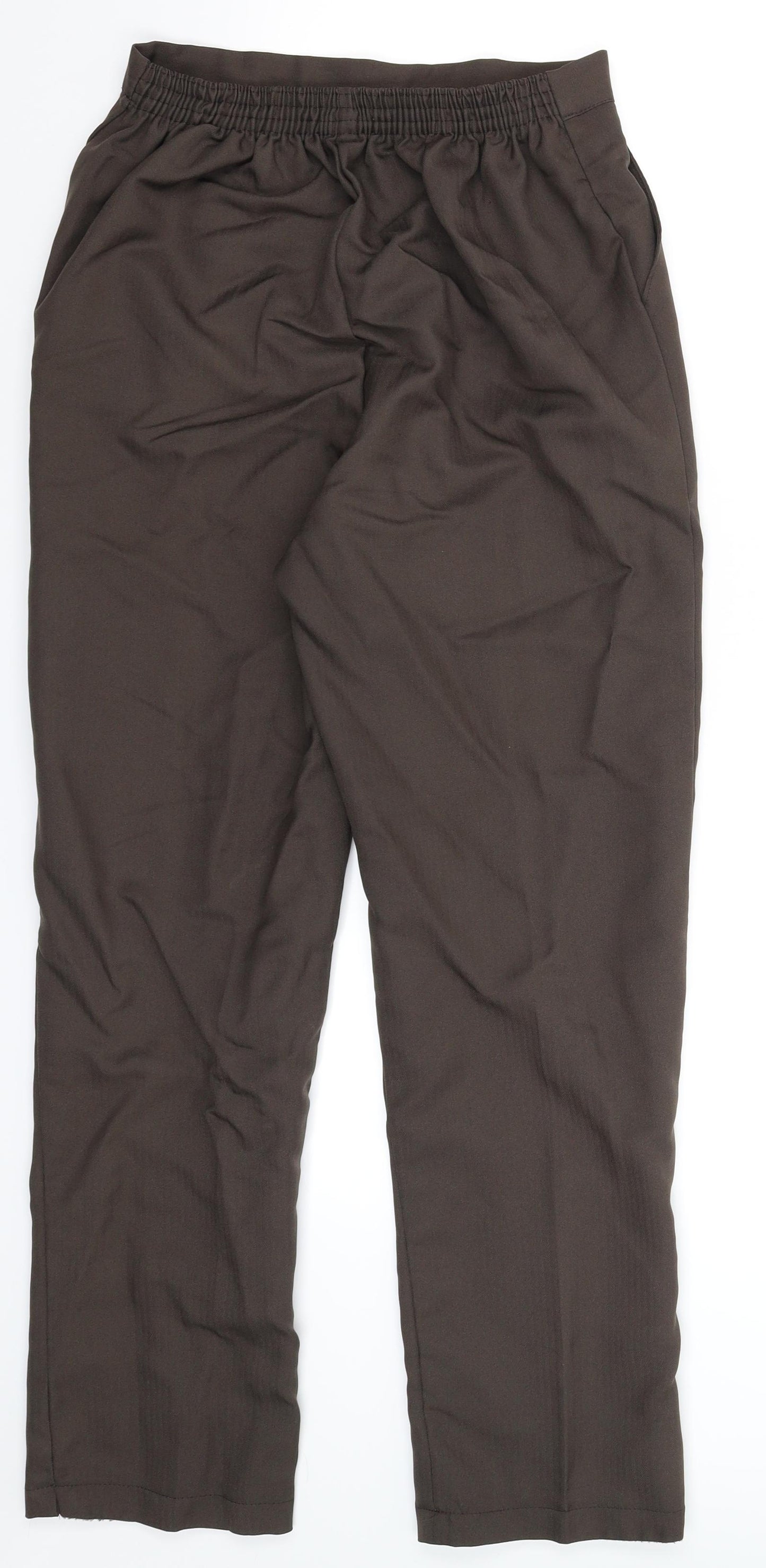 Preworn Womens Grey   Dress Pants Trousers Size 12 L27 in