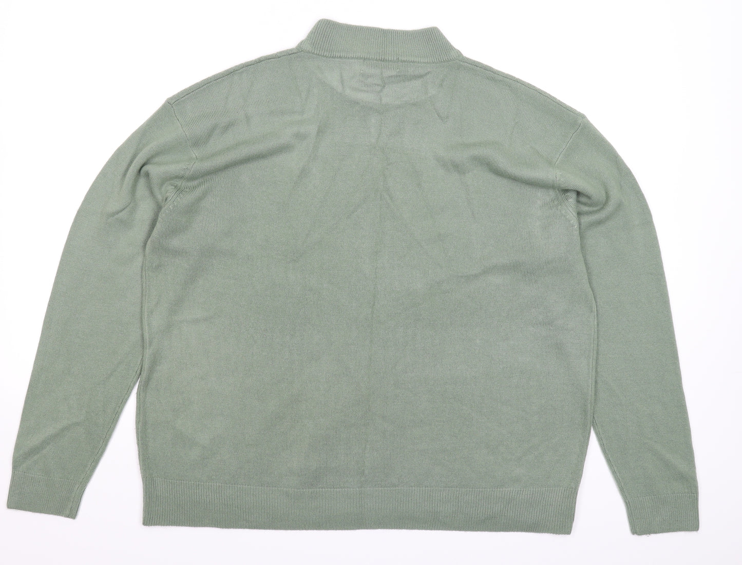 Bonmarché Womens Green  Knit Pullover Jumper Size XL