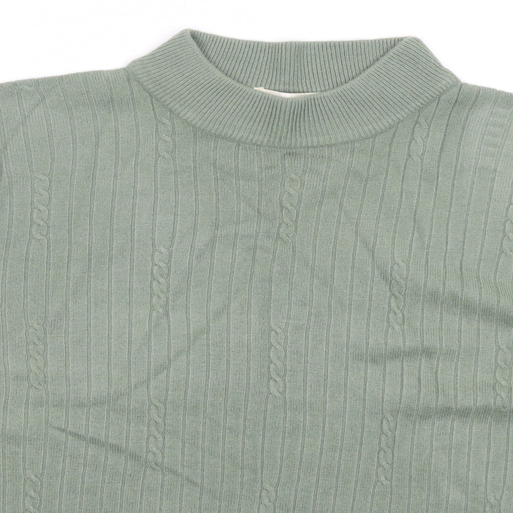 Bonmarché Womens Green  Knit Pullover Jumper Size XL