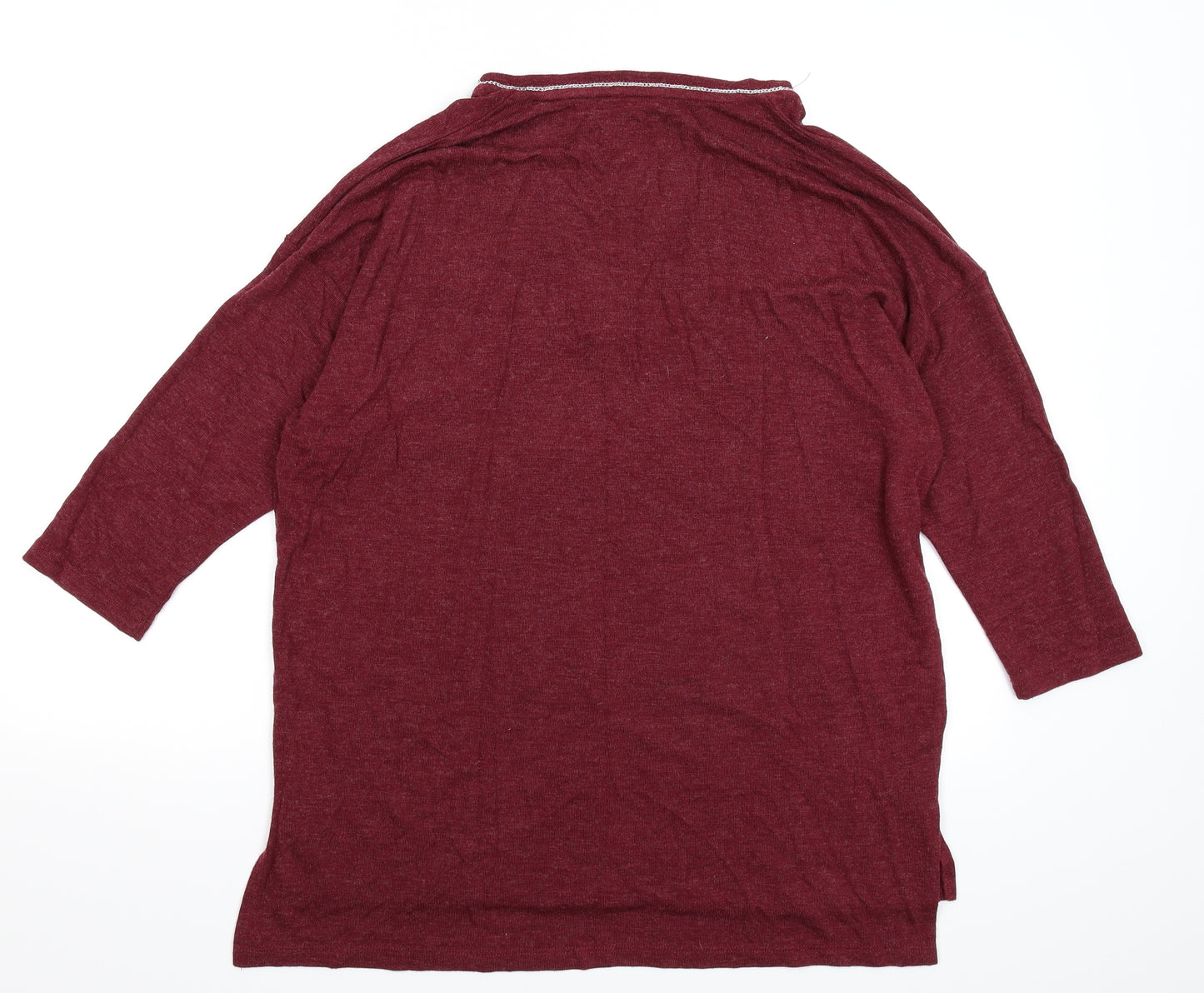 F&F Womens Brown  Knit Pullover Jumper Size 16