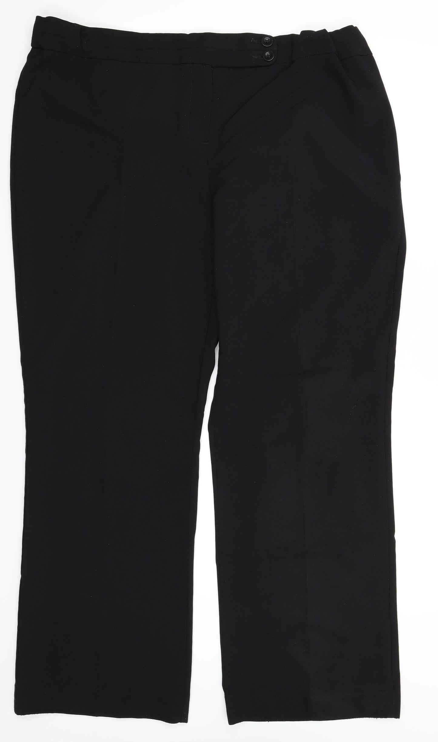 George Womens Black   Trousers  Size 20 L31 in