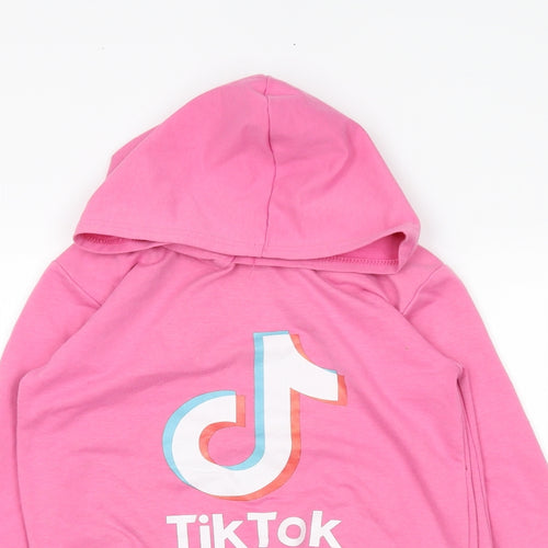 foanja Girls Pink   Pullover Hoodie Size 11 Years