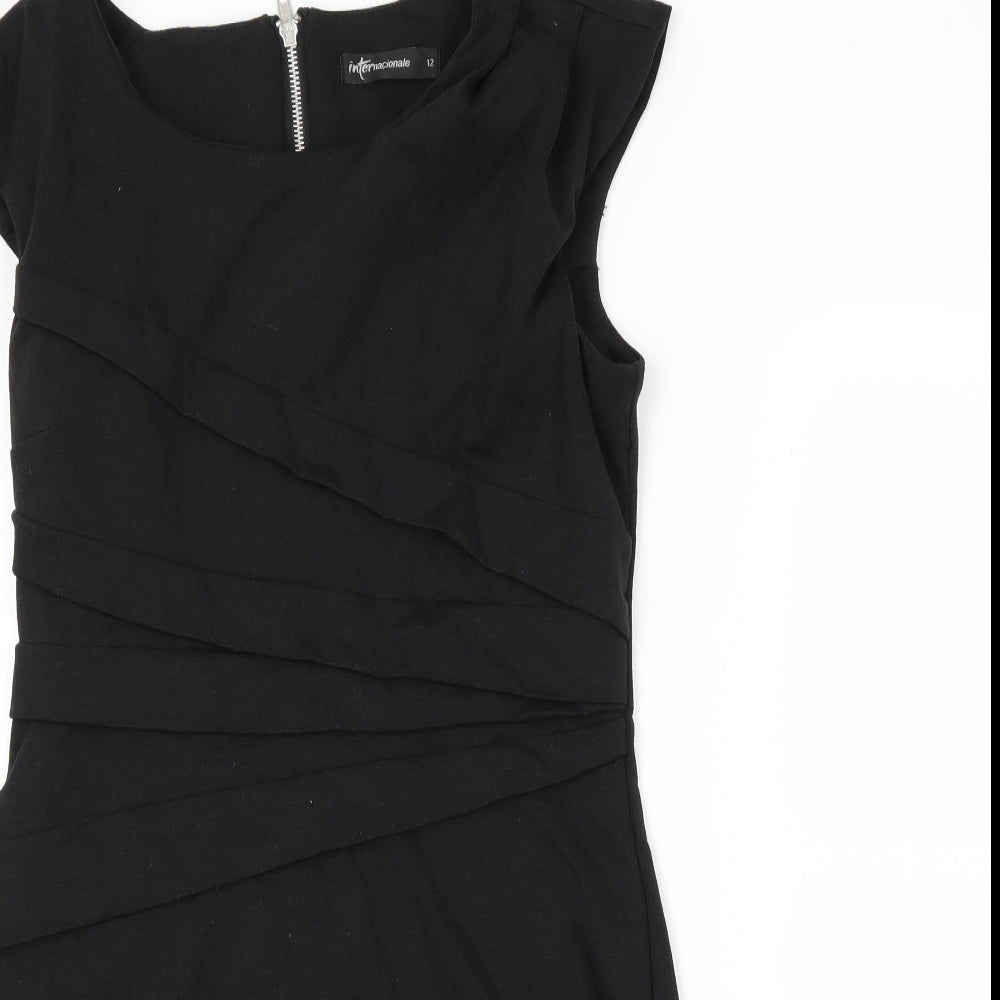 Internacionale Womens Black   Bodycon  Size 12