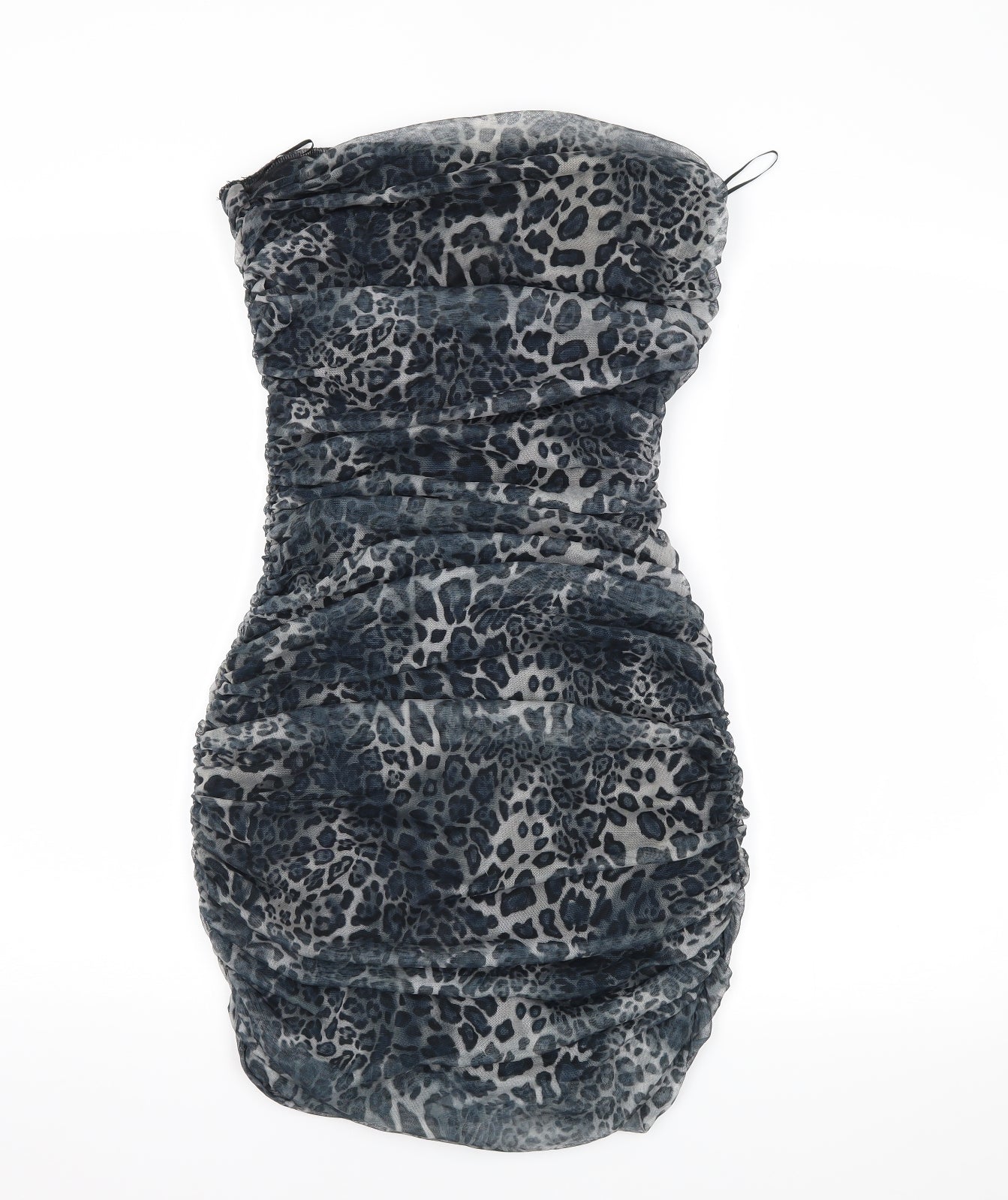Jane Norman Womens Grey Animal Print  Bodycon  Size 14