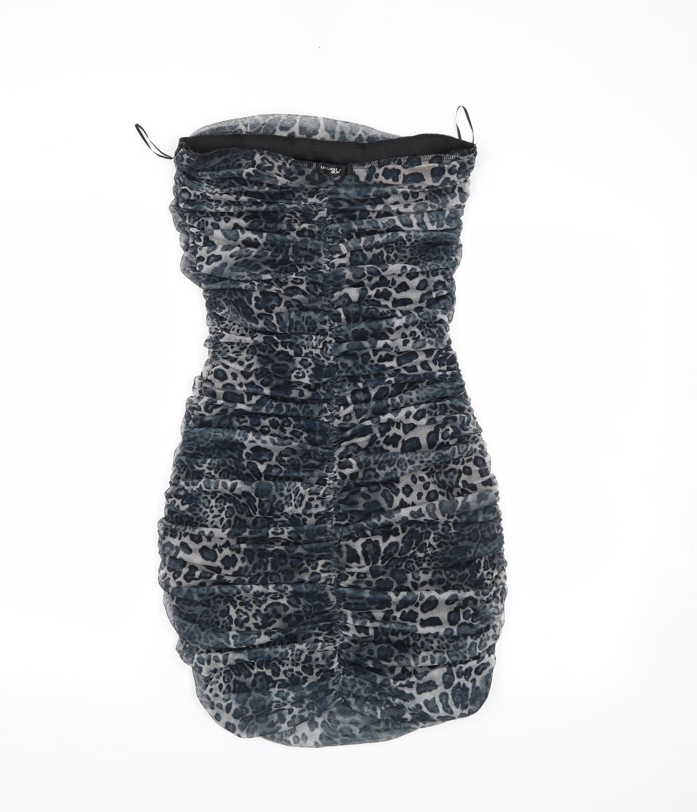 Jane Norman Womens Grey Animal Print  Bodycon  Size 14
