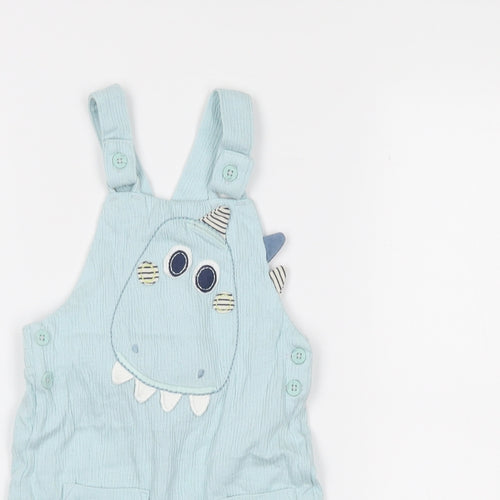 George Boys Blue   Dungaree One-Piece Size 6-9 Months