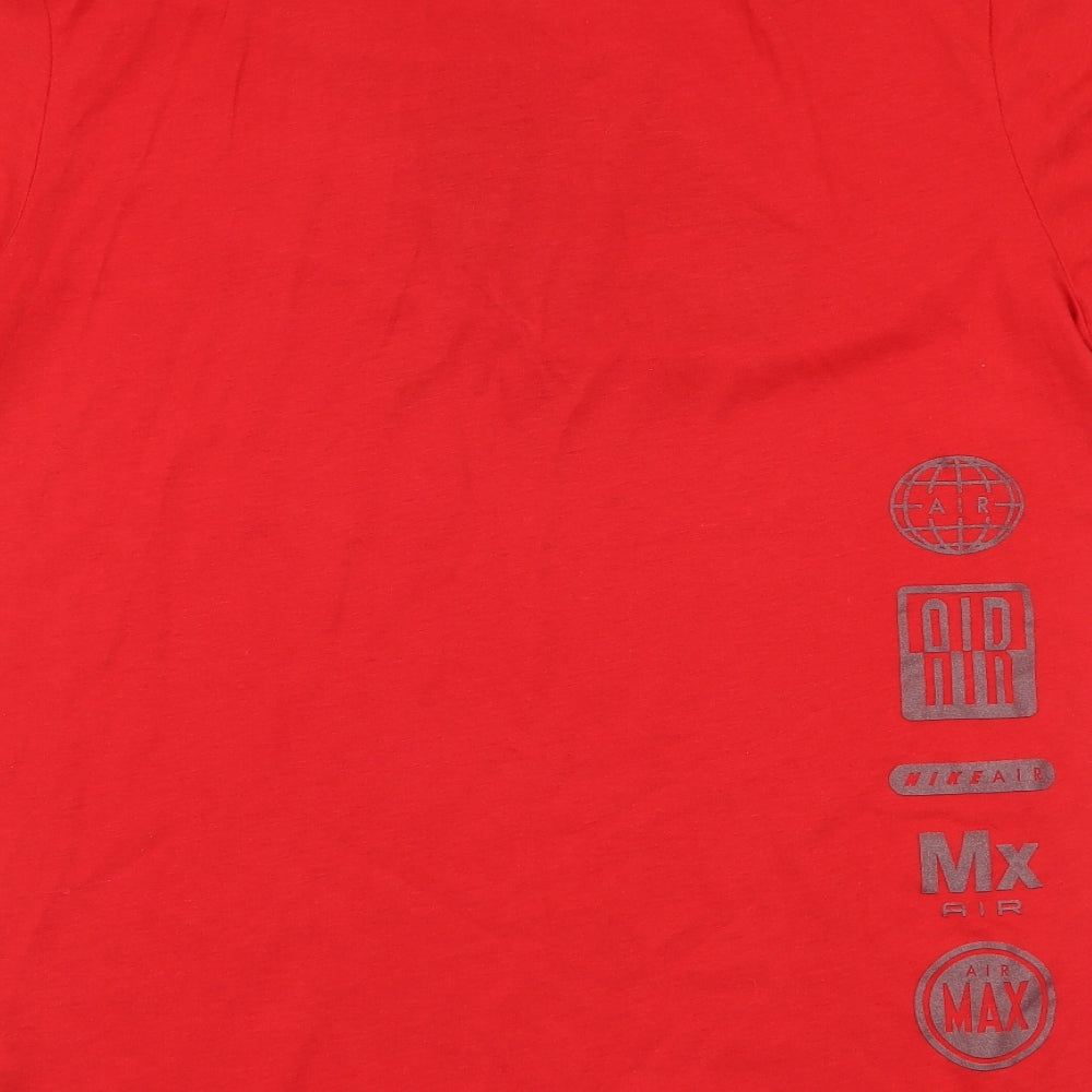 Nike Mens Red    T-Shirt Size M