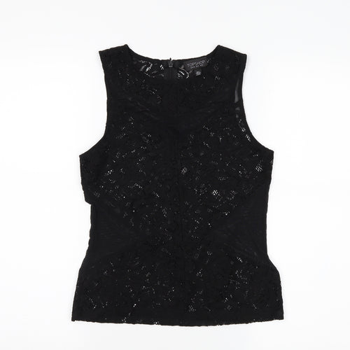 Topshop Womens Beige   Basic Tank Size 8