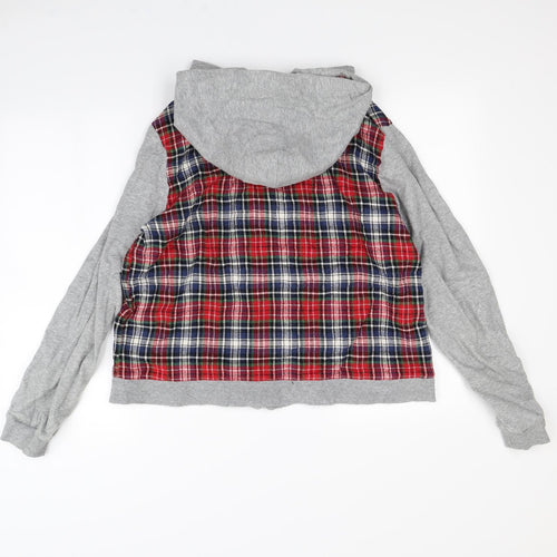 Peter Alexander Womens Grey Paisley  Jacket  Size XL