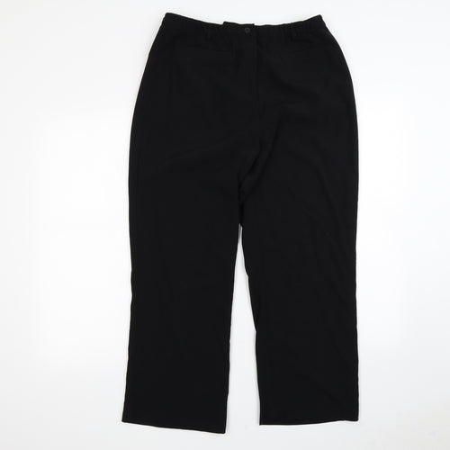 Damart Womens Black   Dress Pants Trousers Size 16 L28 in