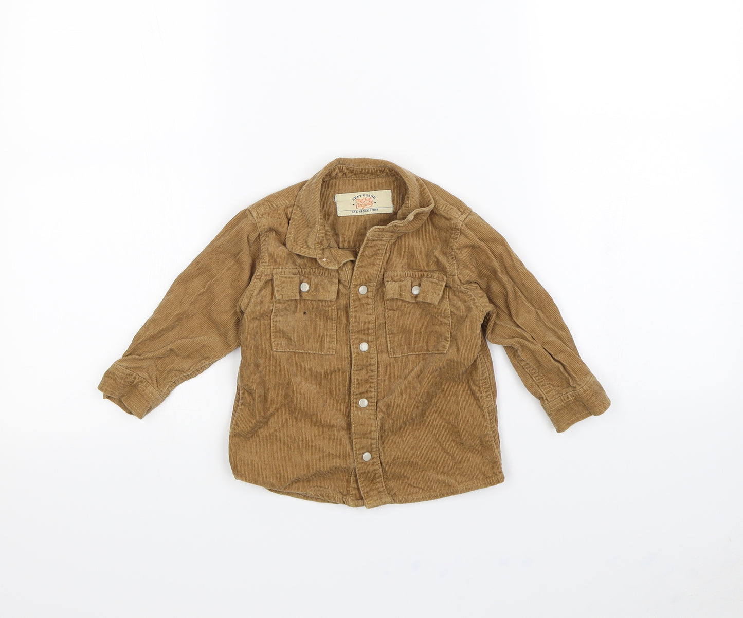 NEXT Boys Brown   Basic Button-Up Size 12 Months